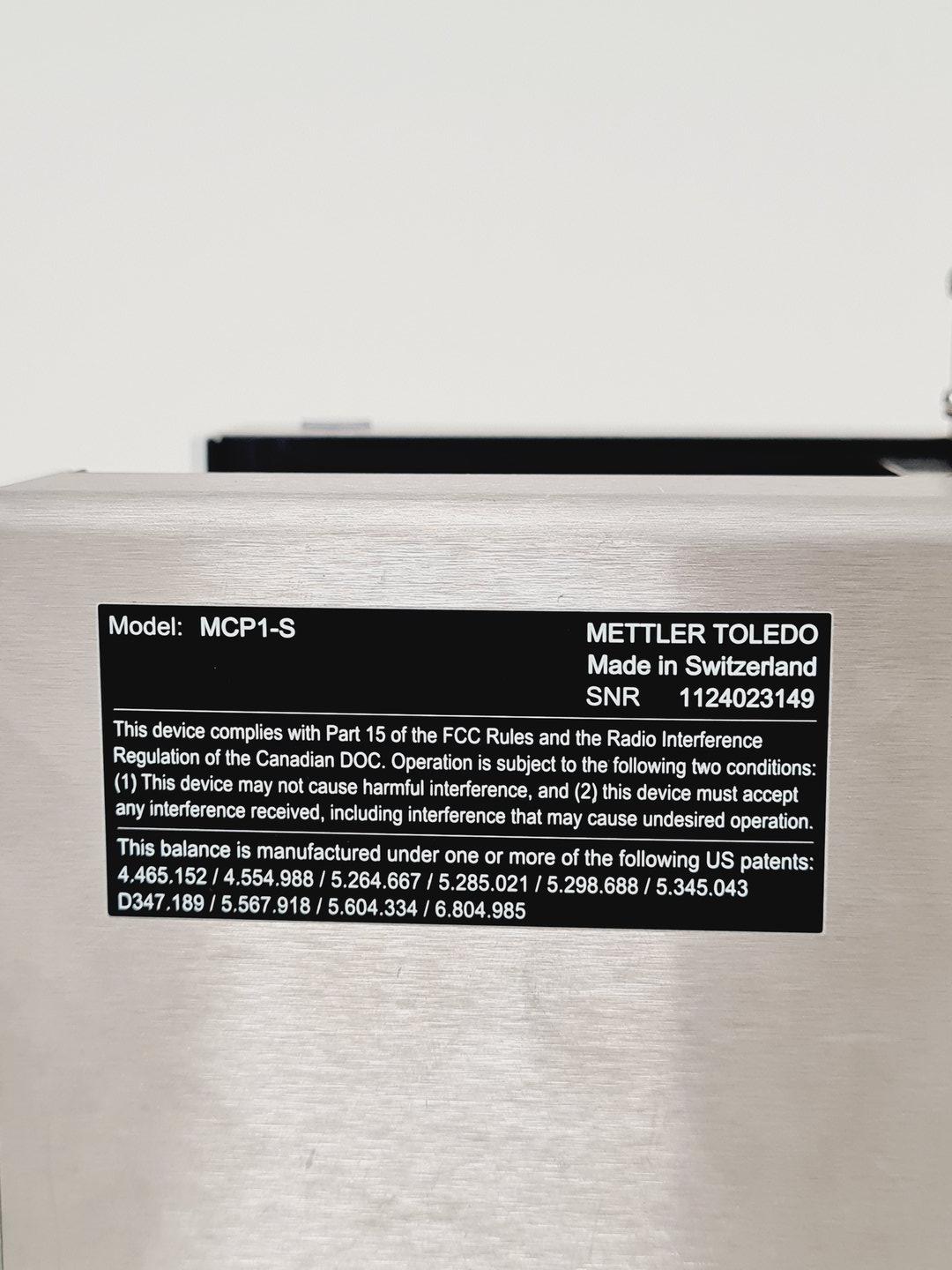 Image of Mettler Toledo MCP105 MCP1-S Pipette Calibration Workstation with Accessories 