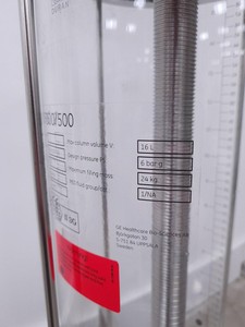 Thumbnail image of GE Lifescience BioProcess Glass Chromatography Column BPG 200/500