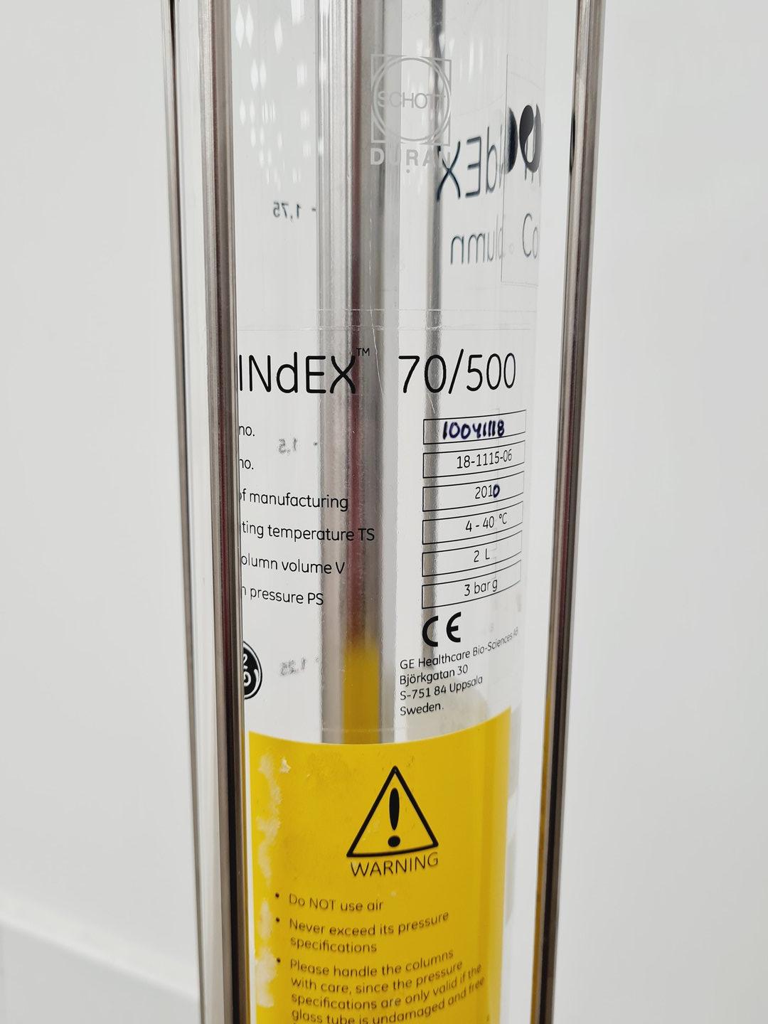 Image of GE Lifescience BioProcess Glass Chromatography Column BPG 70/500