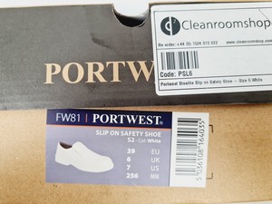 Thumbnail image of 19 x Pairs of Portwest Slip-On Safety Shoes & 1 x Honeywell Safety Shoes