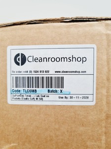 Thumbnail image of 605 x 3M Bioclean-D Disposable Lab Coats in Various Sizes (S-XL) 