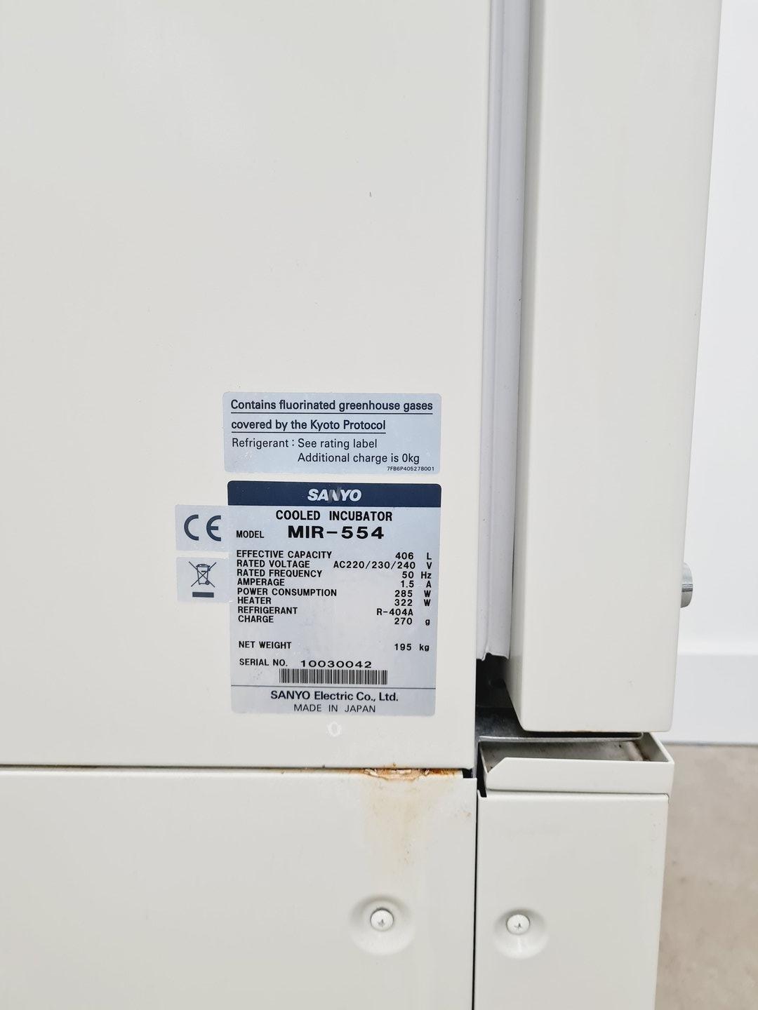 Image of Sanyo MIR-554 Incubator Lab Spares/Repairs