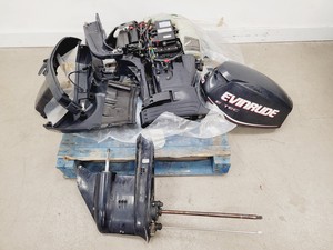 Image of Evinrude E-Tec 40hp E40DPLIIS Outboard Boat Engine (Missing Propeller)