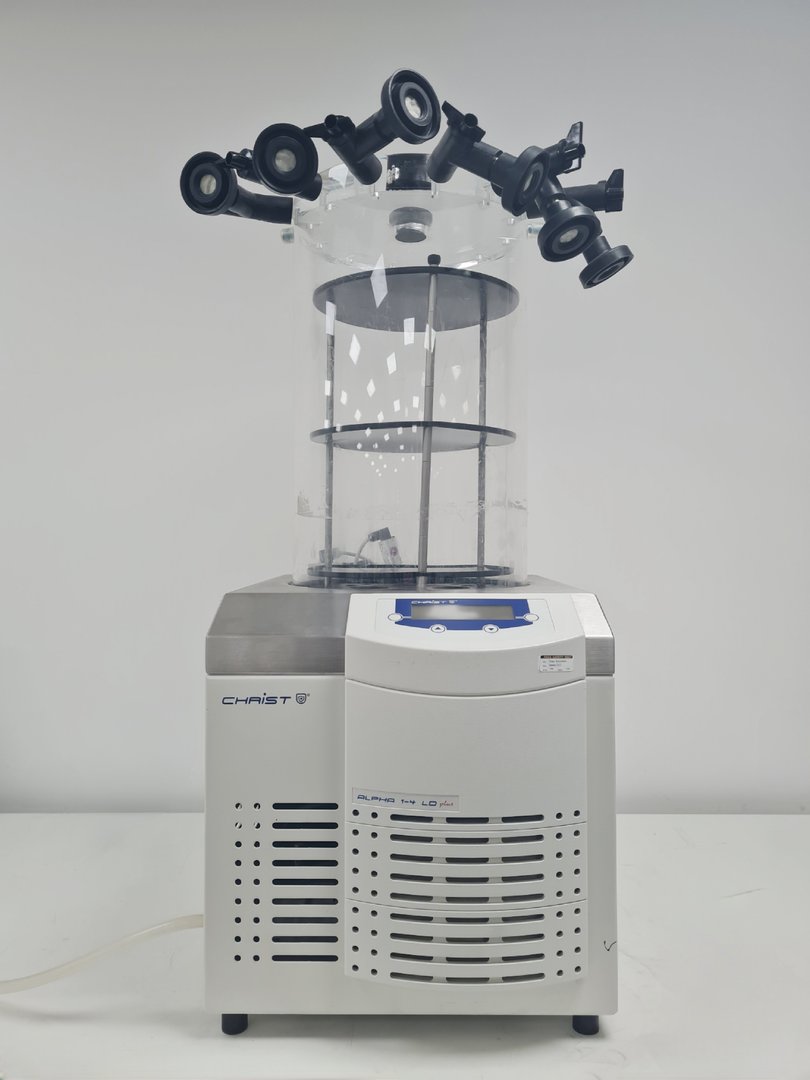 Image of Christ ALPHA 1-4 LD plus Freeze Dryer with Vacuubrand RZ 6 Vacuum Pump
