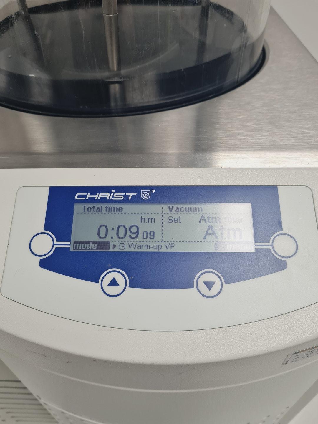 Image of Christ ALPHA 1-4 LD plus Freeze Dryer with Vacuubrand RZ 6 Vacuum Pump