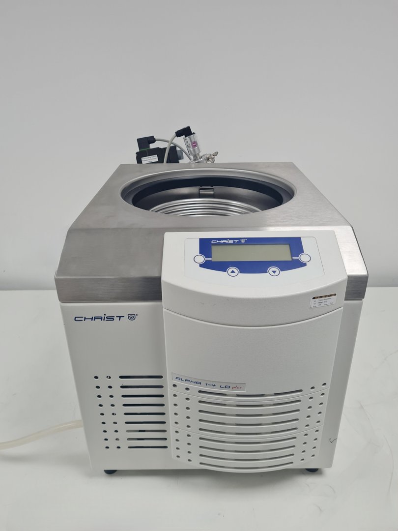 Image of Christ ALPHA 1-4 LD plus Freeze Dryer with Vacuubrand RZ 6 Vacuum Pump