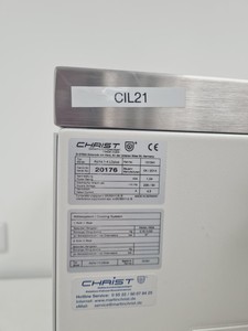 Thumbnail image of Christ ALPHA 1-4 LD plus Freeze Dryer with Vacuubrand RZ 6 Vacuum Pump