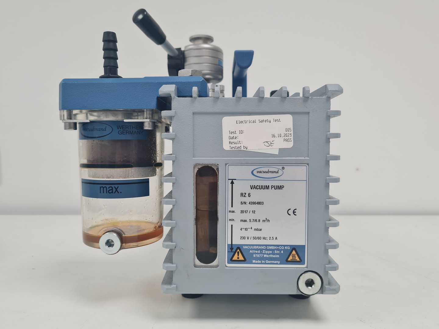 Image of Christ ALPHA 1-4 LD plus Freeze Dryer with Vacuubrand RZ 6 Vacuum Pump