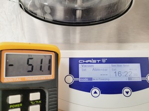 Thumbnail image of Christ ALPHA 1-4 LD plus Freeze Dryer with Vacuubrand RZ 6 Vacuum Pump