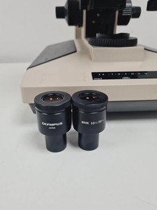 Thumbnail image of Olympus BH-2 Compound Microscope with 4 x Objectives Lab