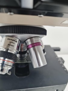 Thumbnail image of Olympus BH-2 Compound Microscope with 4 x Objectives Lab