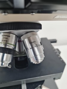 Thumbnail image of Olympus BH-2 Compound Microscope with 4 x Objectives Lab