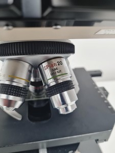 Thumbnail image of Olympus BH-2 Compound Microscope with 4 x Objectives Lab