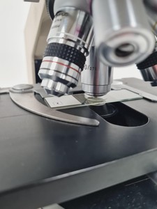Thumbnail image of Olympus BH-2 Compound Microscope with 4 x Objectives Lab