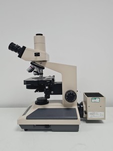 Thumbnail image of Olympus BH-2 Compound Microscope with 4 x Objectives Lab