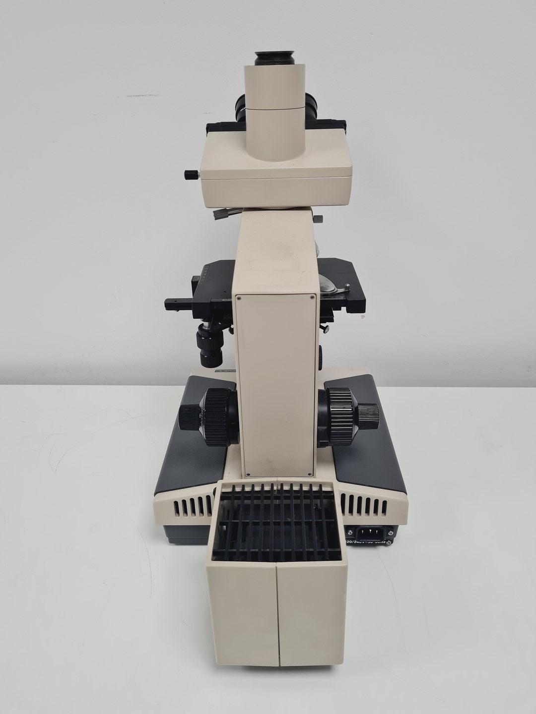 Image of Olympus BH-2 Compound Microscope with 4 x Objectives Lab