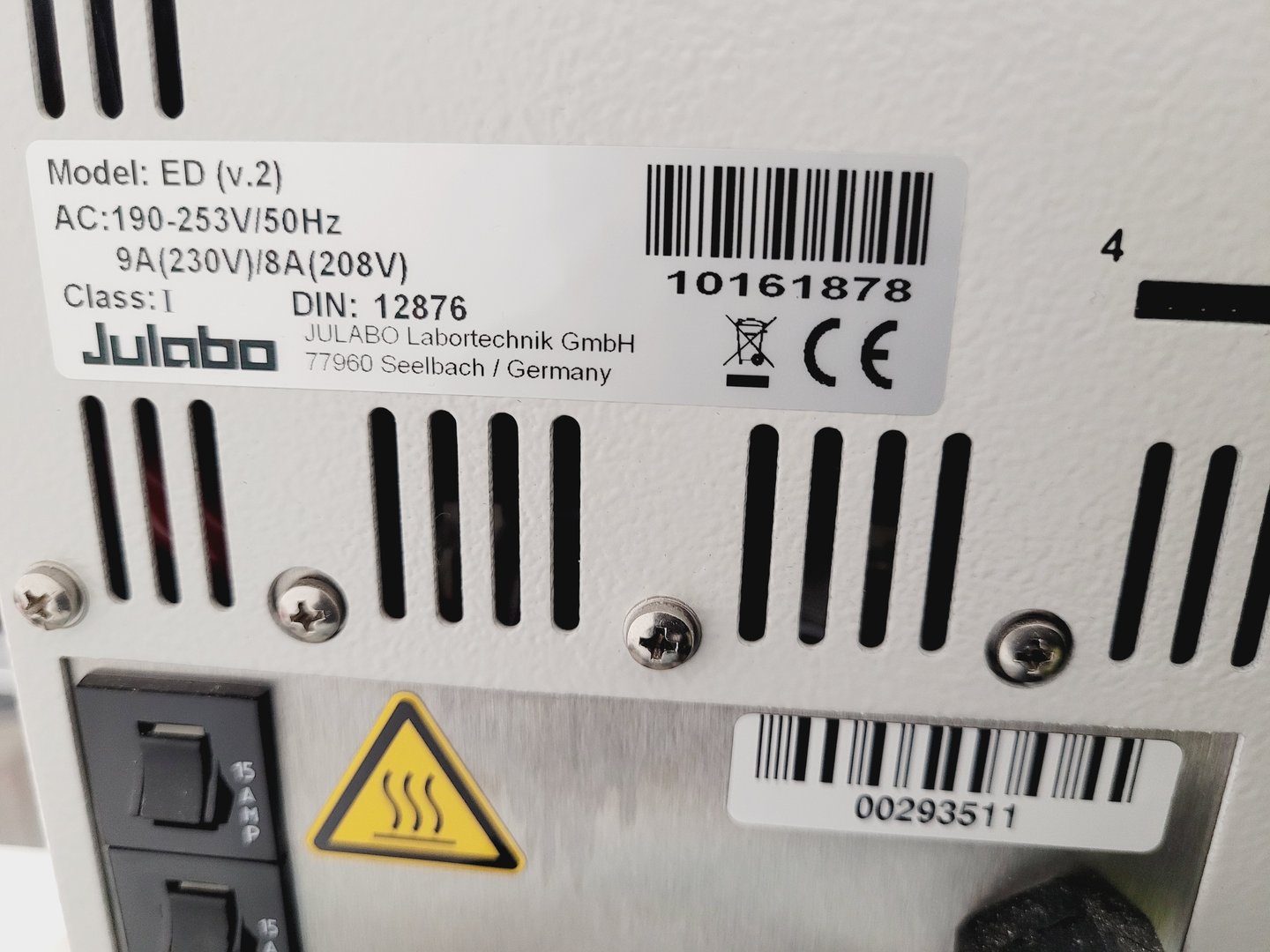 Image of Julabo F 25-ED Refrigerated/Heating Circulator Water Bath Lab