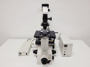 Image of Nikon Eclipse TE300 Inverted Fluorescence Microscope System w/ 20x/0.50 Ph1 Lab