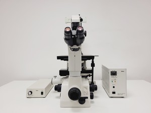 Thumbnail image of Nikon Eclipse TE300 Inverted Fluorescence Microscope System w/ 20x/0.50 Ph1 Lab