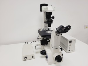 Thumbnail image of Nikon Eclipse TE300 Inverted Fluorescence Microscope System w/ 20x/0.50 Ph1 Lab