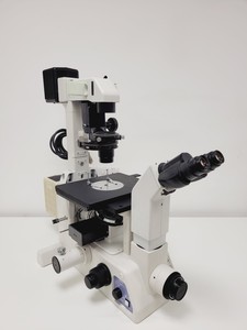 Thumbnail image of Nikon Eclipse TE300 Inverted Fluorescence Microscope System w/ 20x/0.50 Ph1 Lab