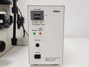 Thumbnail image of Nikon Eclipse TE300 Inverted Fluorescence Microscope System w/ 20x/0.50 Ph1 Lab