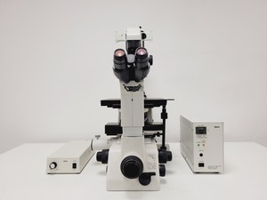 Thumbnail image of Nikon Eclipse TE300 Inverted Fluorescence Microscope System w/ 20x/0.50 Ph1 Lab