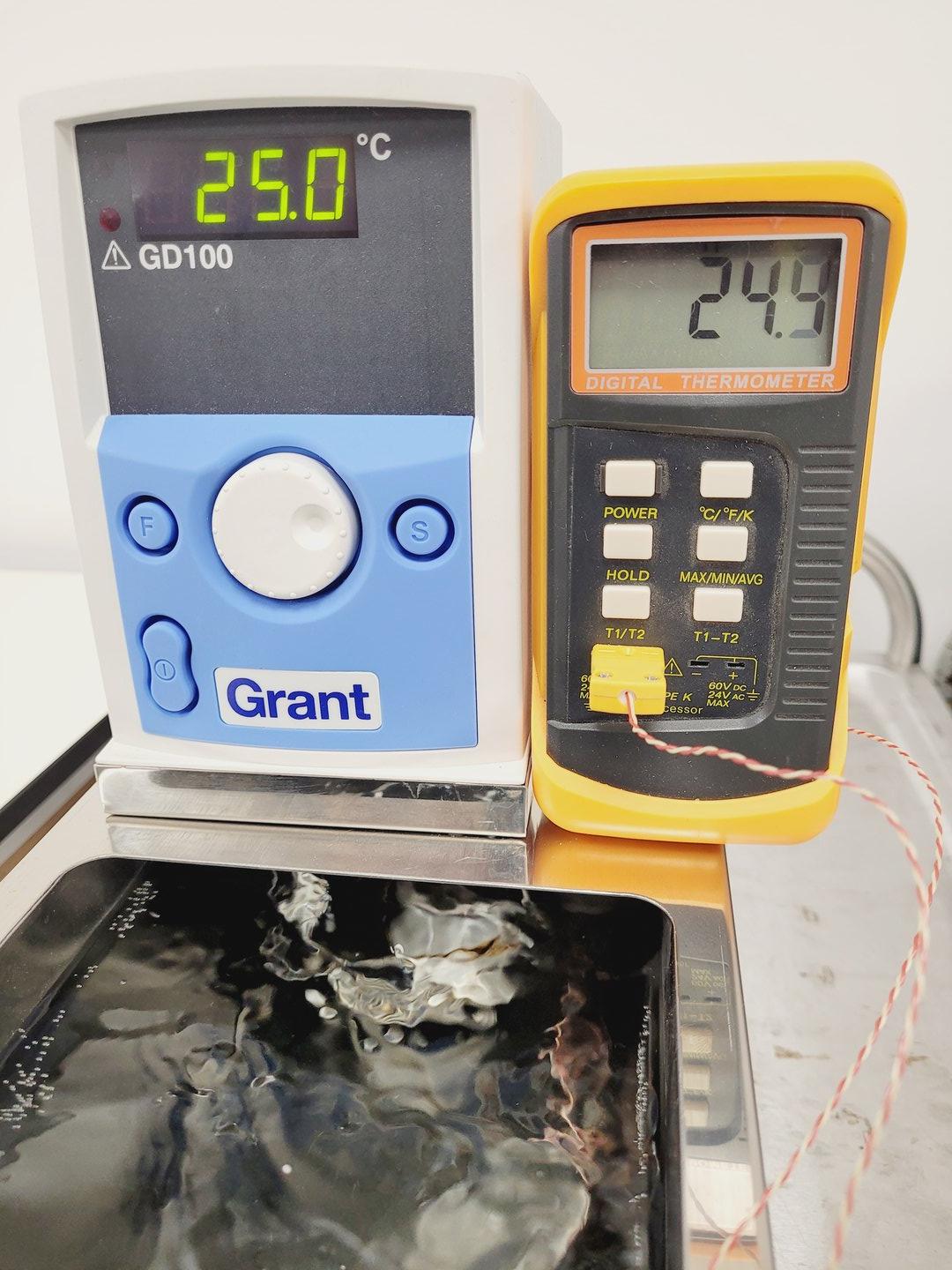 Image of Grant GD100 Series Stirred Water Bath Lab