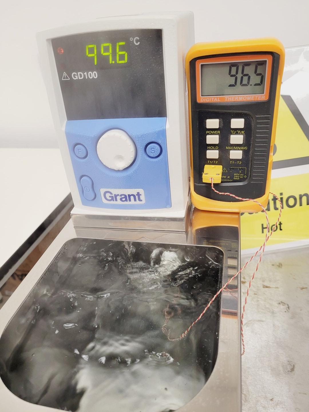 Image of Grant GD100 Series Stirred Water Bath Lab