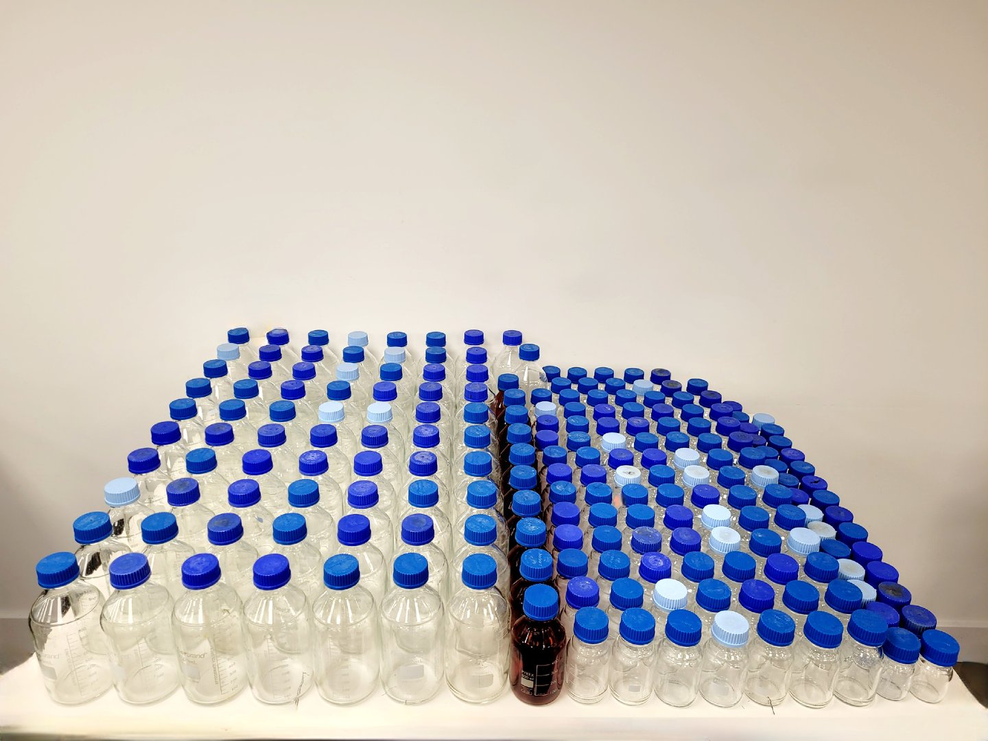 Image of Mixed Lot of Laboratory Bottles - Schott Duran - Fisherbrand - VWR Lab