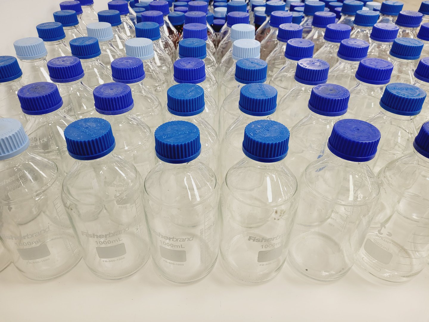Image of Mixed Lot of Laboratory Bottles - Schott Duran - Fisherbrand - VWR Lab