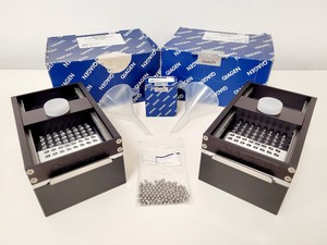 Thumbnail image of Pair of Qiagen Tissuelyser 5mm Bead Dispenser 96 Well lab