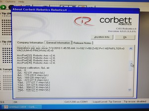 Thumbnail image of Corbett  CAS1200 Automated PCR Setup Robotic Precision Liquid Handling System