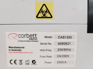 Thumbnail image of Corbett  CAS1200 Automated PCR Setup Robotic Precision Liquid Handling System