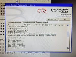 Thumbnail image of Corbett  CAS1200 Automated PCR Setup Robotic Precision Liquid Handling System 