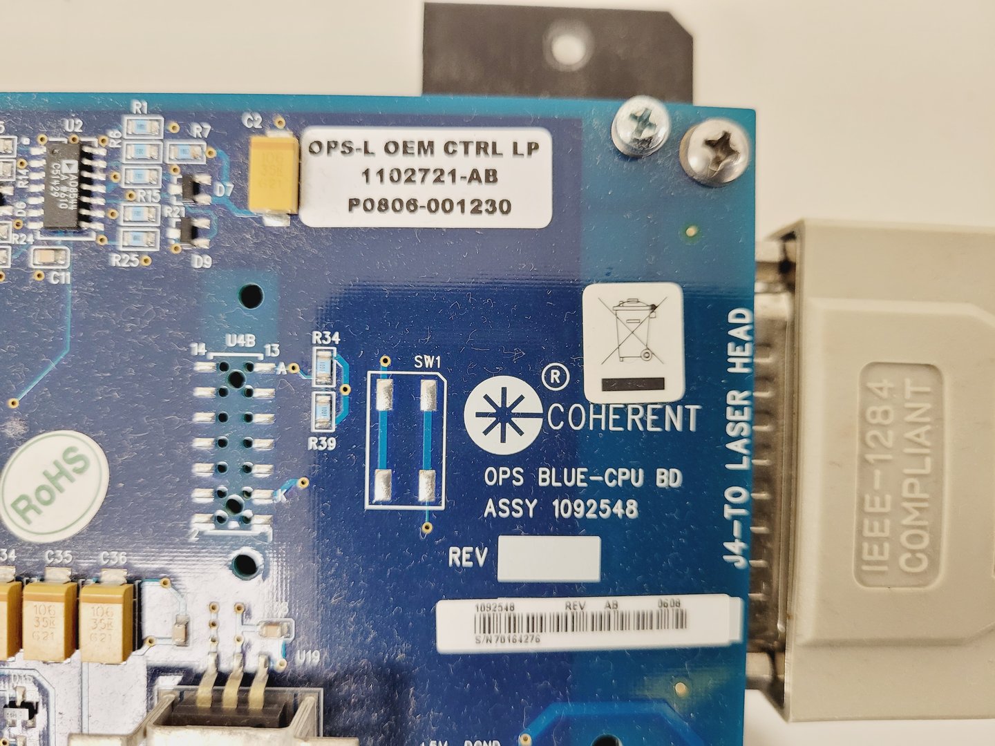 Image of Coherent Sapphire 488-20 Laser Assembly with Control Board and Power Supply