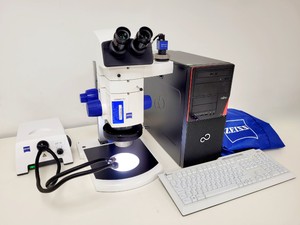 Thumbnail image of Zeiss SteREO Discovery.V8 w/  CRI90 Cold Light Source, PC & Software Lab