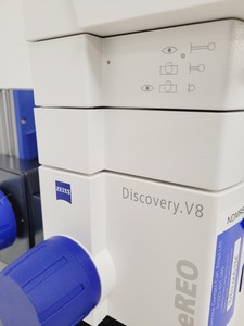 Thumbnail image of Zeiss SteREO Discovery.V8 w/  CRI90 Cold Light Source, PC & Software Lab
