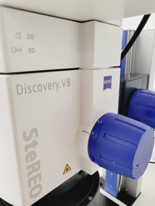 Thumbnail image of Zeiss SteREO Discovery.V8 w/  CRI90 Cold Light Source, PC & Software Lab