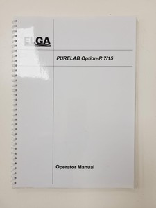 Thumbnail image of Elga Purelab Option-R 7BP Benchtop Water Purifier Lab