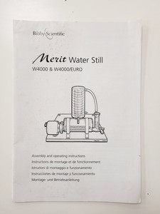 Thumbnail image of Bibby Scientific Merit Water Still W4000 Lab