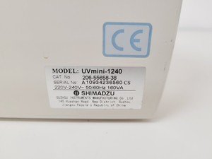 Thumbnail image of Shimadzu UVmini 1240 Spectrophotometer Lab