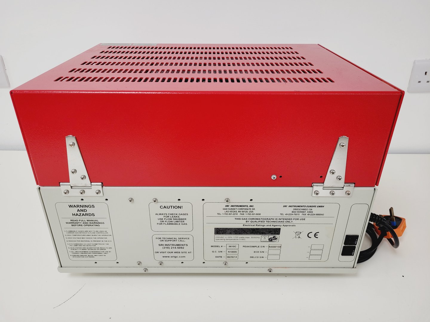 Image of SRI 8610C GC Gas Chromatograph System Lab