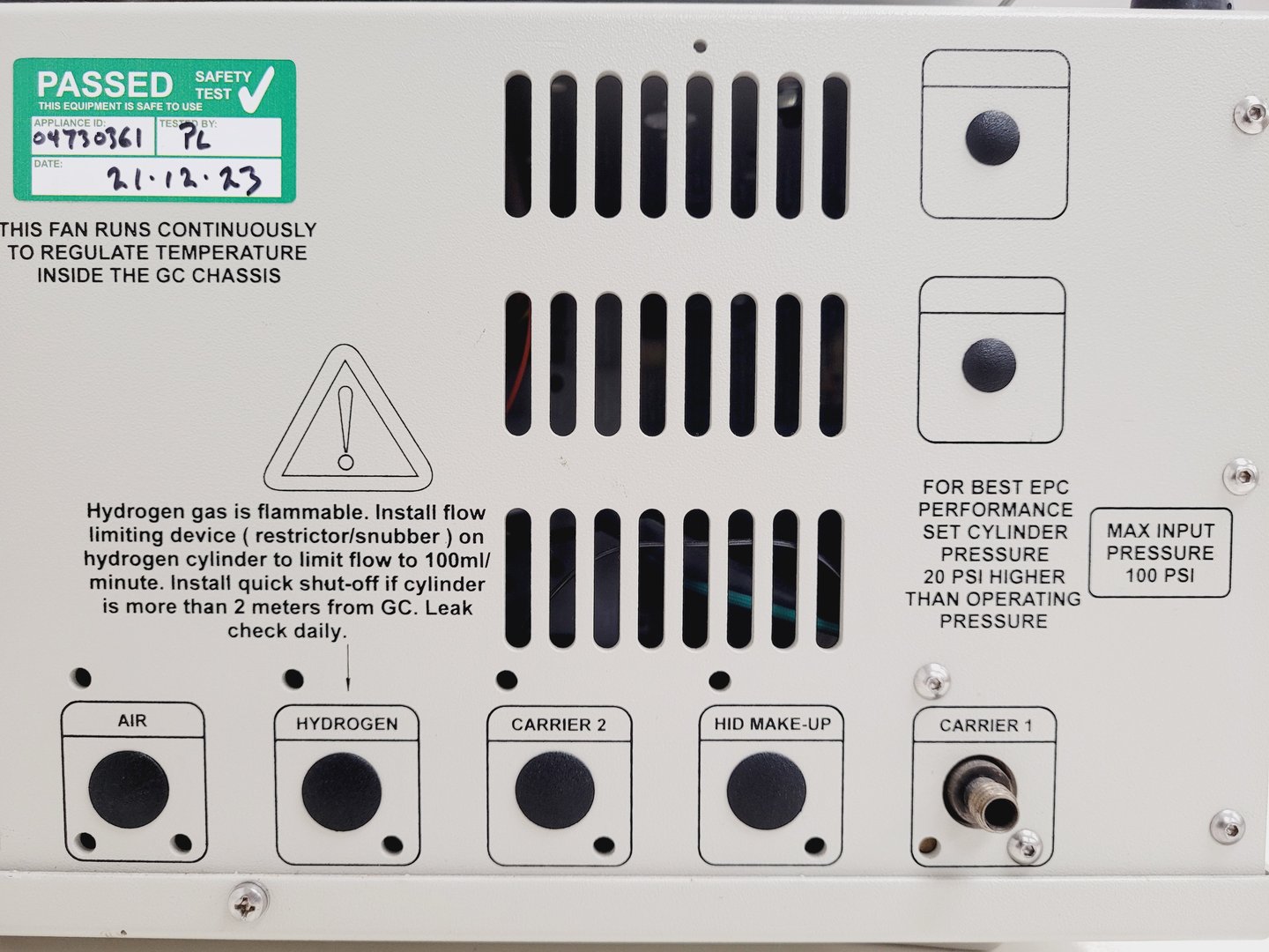 Image of SRI 8610C GC Gas Chromatograph System Lab