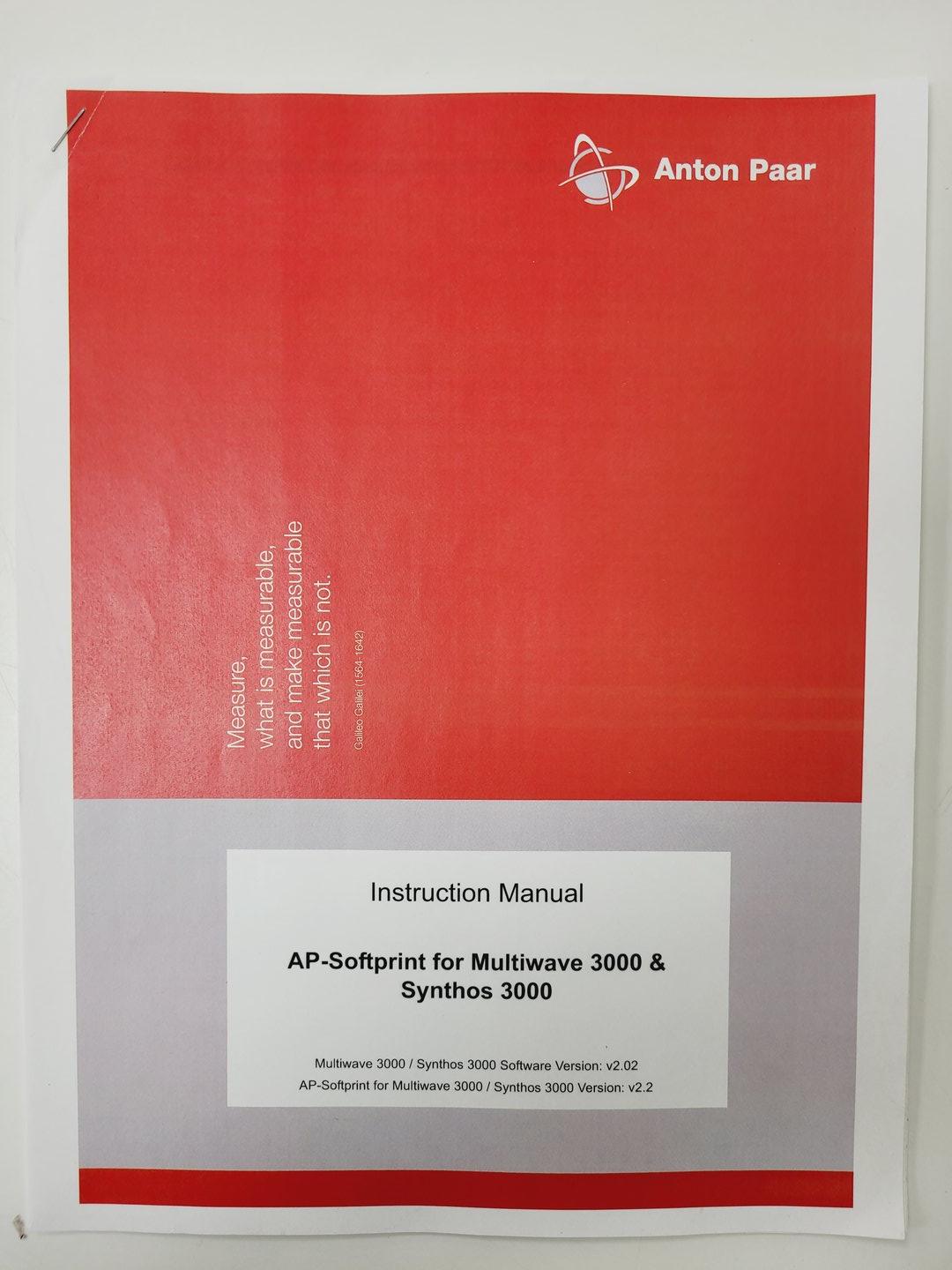 Image of Anton Parr Multiwave 3000 Microwave Reaction System + Carousel