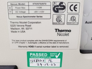 Thumbnail image of Thermo Nicolet Nexus 470 Spectra Tech IR-Plan Infrared Microscope
