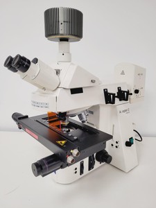 Thumbnail image of Zeiss Axioplan 2ie MOT Fluorescence Microscope w/ 4 Objectives (Neofl, Achrom)