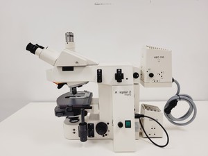 Thumbnail image of Zeiss Axioplan 2 Imaging Fluorescence Microscope w/ Lamp PSU, HBO/HAL Lab