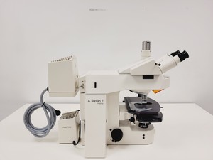 Thumbnail image of Zeiss Axioplan 2 Imaging Fluorescence Microscope w/ Lamp PSU, HBO/HAL Lab