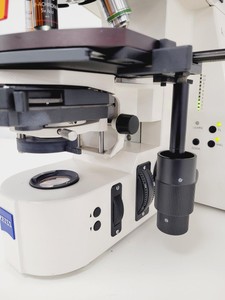 Thumbnail image of Zeiss Axioplan 2 Imaging Fluorescence Microscope w/ Lamp PSU, HBO/HAL Lab